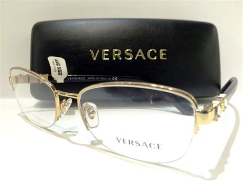 versace gold frame glasses men's.